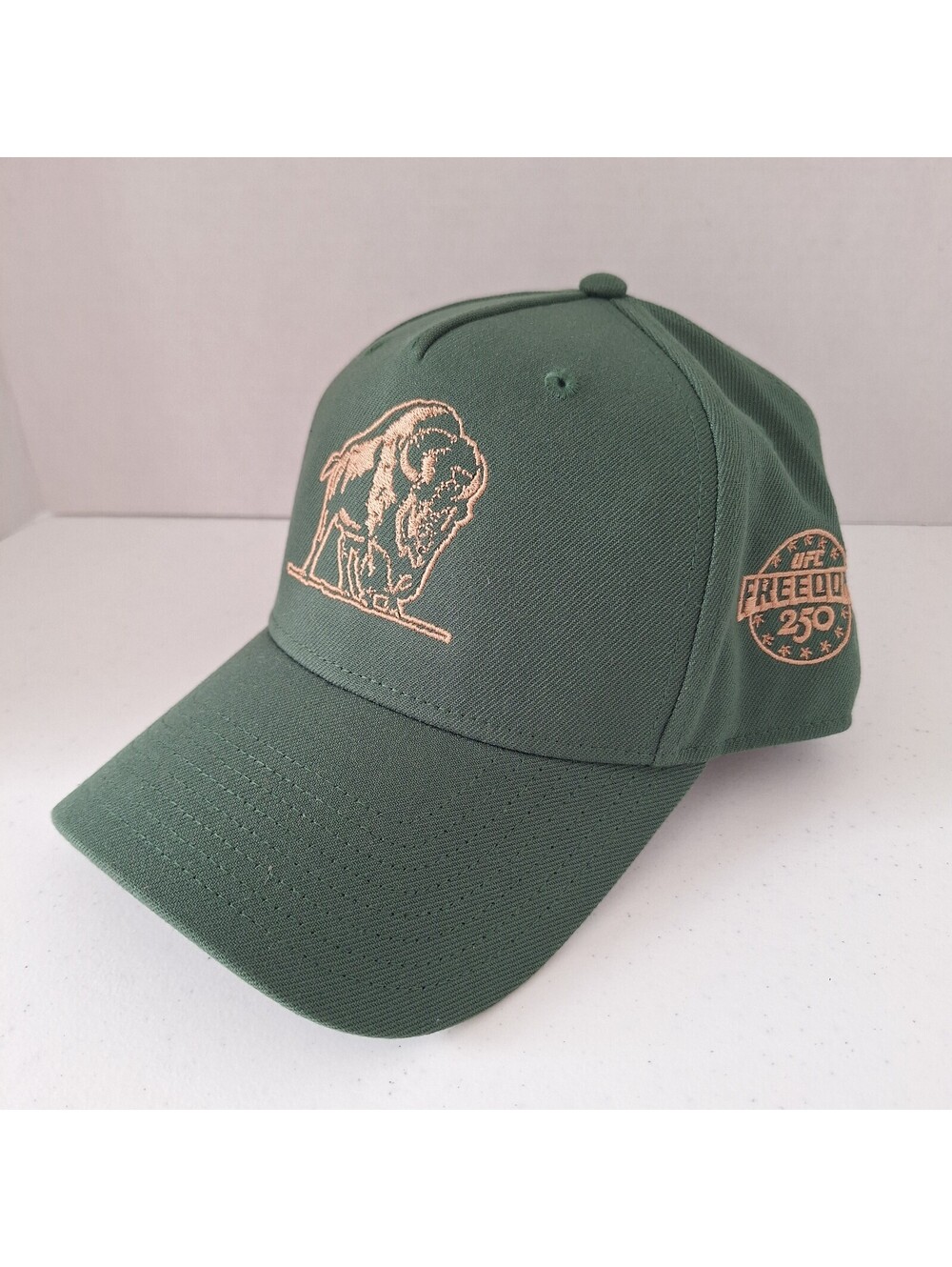 UFC FREEDOM 250 HAT Snapback Limited Edition Buffalo Trace Green BROWN nEW